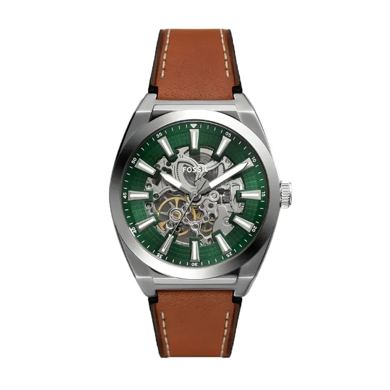 Fossil Everett Automatic Green Dial Men's Watch- ME3261